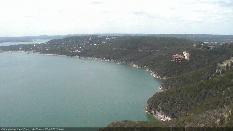 Lake Travis webcam, July 5, 2017 2:30 PM CT