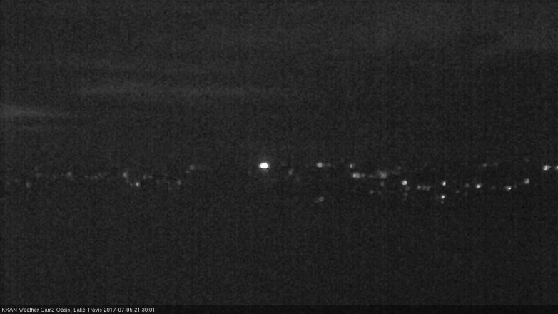Lake Travis webcam, July 5, 2017 8:35 PM CT
