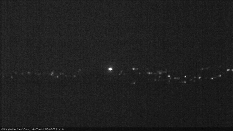 Lake Travis webcam, July 5, 2017 8:45 PM CT