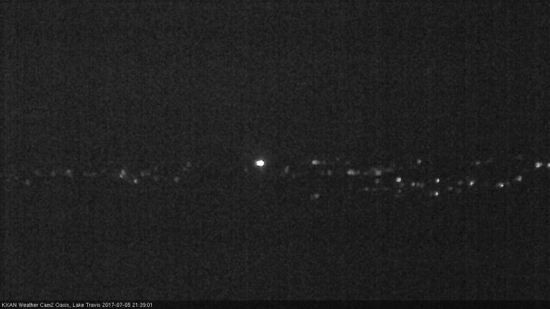 Lake Travis webcam, July 5, 2017 9:05 PM CT