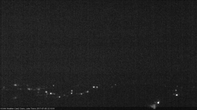 Lake Travis webcam, July 5, 2017 9:40 PM CT