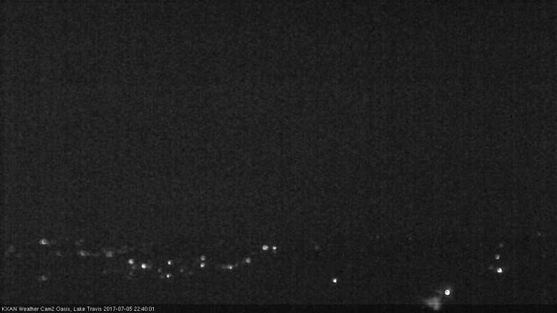 Lake Travis webcam, July 5, 2017 10:05 PM CT