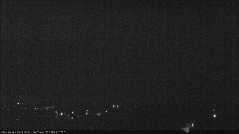 Lake Travis webcam, July 5, 2017 10:15 PM CT