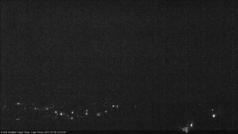 Lake Travis webcam, July 5, 2017 10:40 PM CT