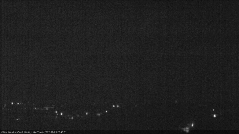 Lake Travis webcam, July 5, 2017 10:55 PM CT