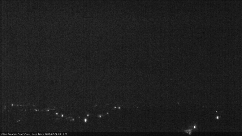 Lake Travis webcam, July 5, 2017 11:35 PM CT