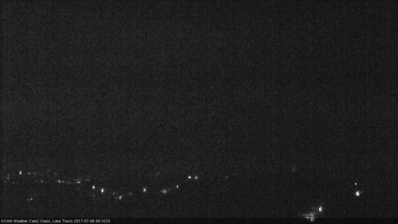 Lake Travis webcam, July 5, 2017 11:40 PM CT