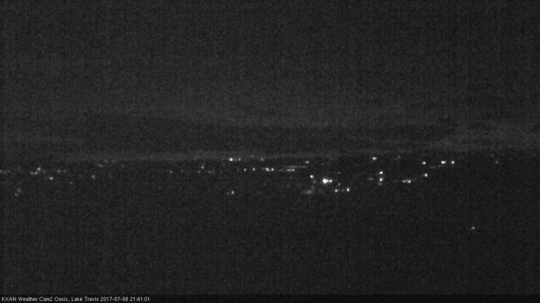 Lake Travis webcam, July 8, 2017 8:50 PM CT
