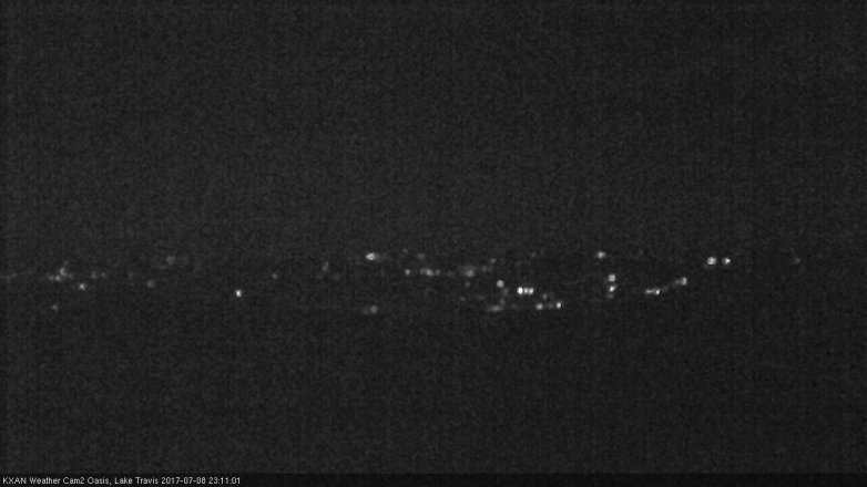 Lake Travis webcam, July 8, 2017 10:25 PM CT