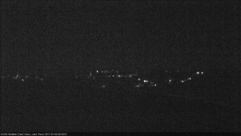 Lake Travis webcam, July 8, 2017 12:00 AM CT
