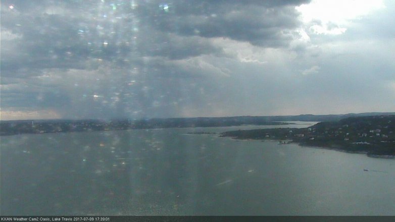 Lake Travis webcam, July 9, 2017 4:55 PM CT