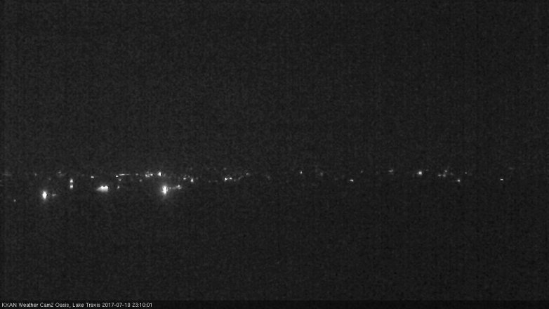 Lake Travis webcam, July 10, 2017 10:15 PM CT