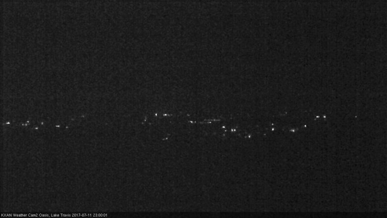 Lake Travis webcam, July 11, 2017 10:05 PM CT