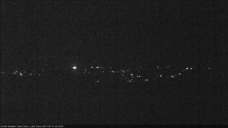 Lake Travis webcam, July 12, 2017 9:15 PM CT