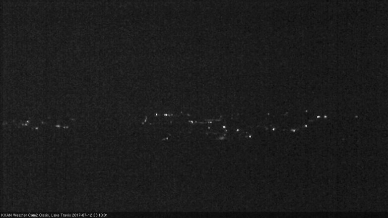 Lake Travis webcam, July 12, 2017 10:35 PM CT