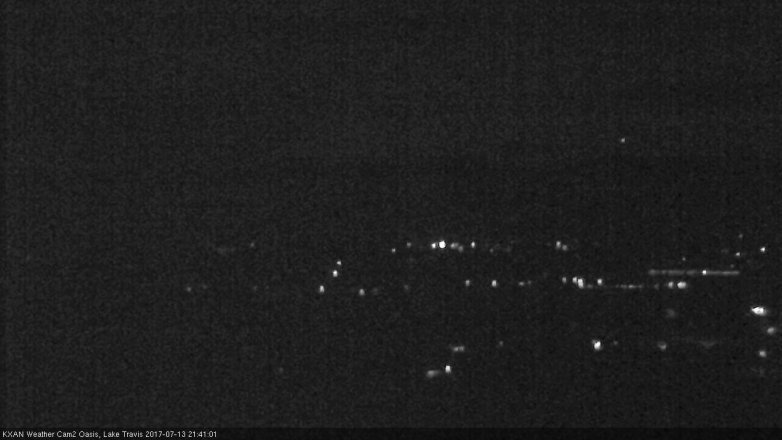 Lake Travis webcam, July 13, 2017 9:00 PM CT