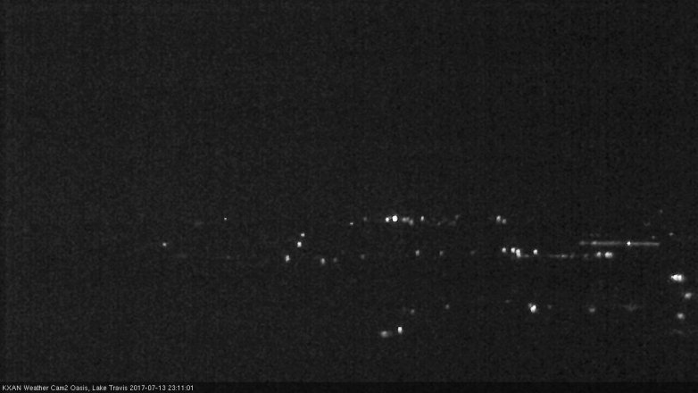 Lake Travis webcam, July 13, 2017 10:35 PM CT