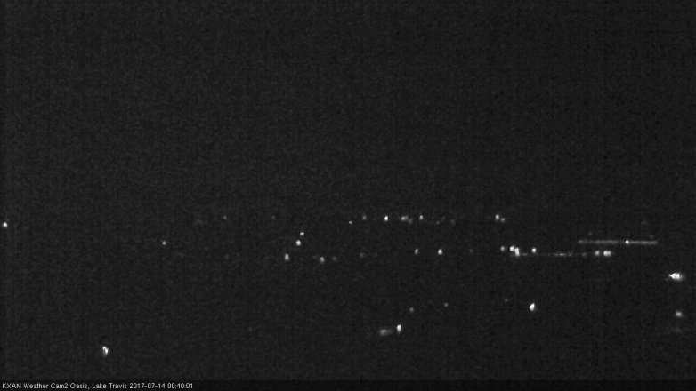 Lake Travis webcam, July 13, 2017 12:00 AM CT