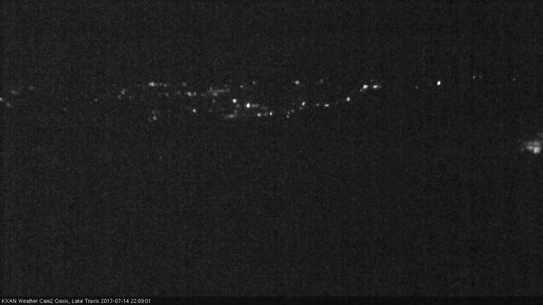 Lake Travis webcam, July 14, 2017 9:25 PM CT