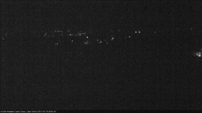 Lake Travis webcam, July 14, 2017 12:00 AM CT