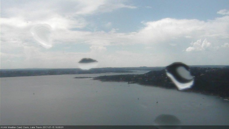 Lake Travis webcam, July 15, 2017 3:05 PM CT