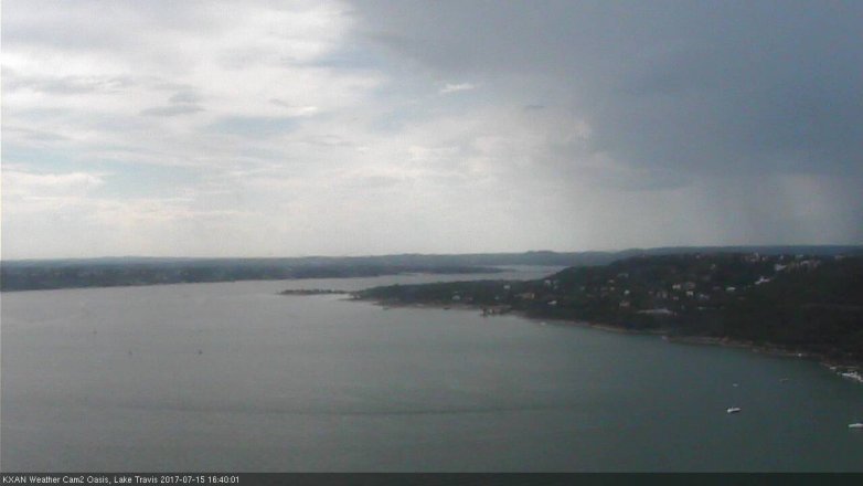 Lake Travis webcam, July 15, 2017 4:10 PM CT
