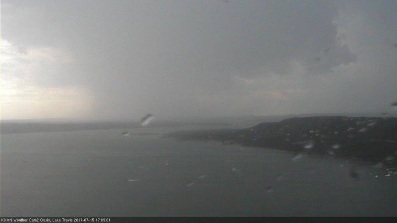 Lake Travis webcam, July 15, 2017 4:15 PM CT
