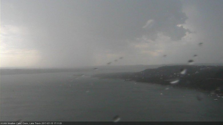 Lake Travis webcam, July 15, 2017 4:35 PM CT