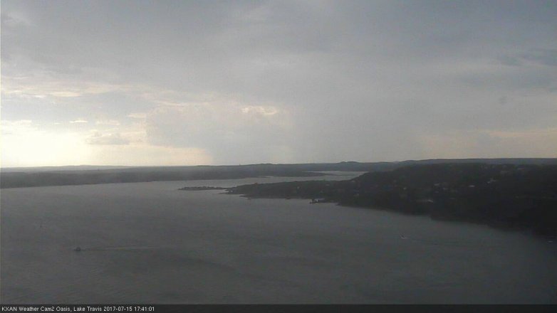 Lake Travis webcam, July 15, 2017 5:10 PM CT