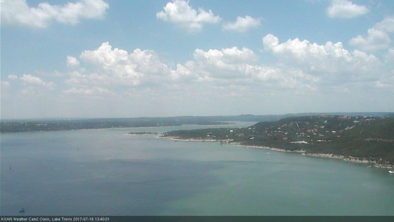 Lake Travis webcam, July 16, 2017 12:55 PM CT