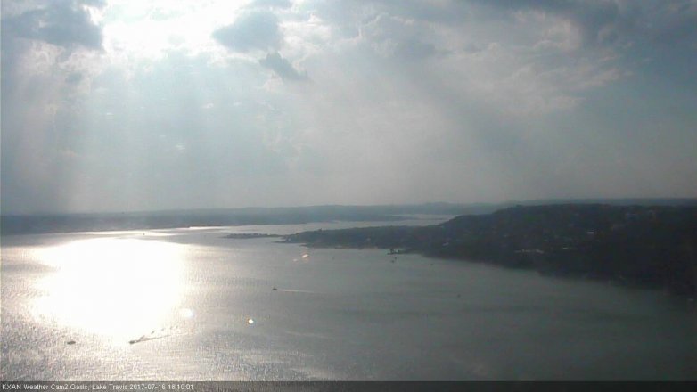 Lake Travis webcam, July 16, 2017 5:15 PM CT
