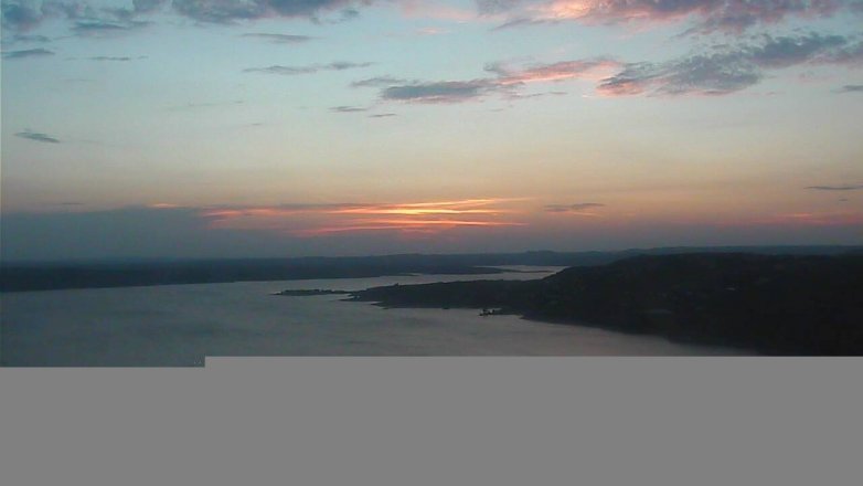 Lake Travis webcam, July 16, 2017 8:05 PM CT