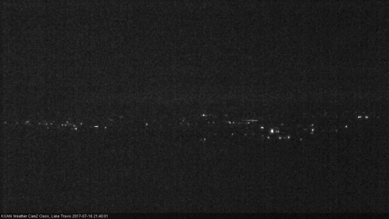 Lake Travis webcam, July 16, 2017 8:55 PM CT