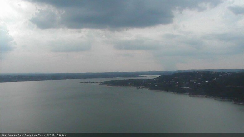 Lake Travis webcam, July 17, 2017 5:15 PM CT