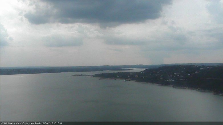 Lake Travis webcam, July 17, 2017 5:35 PM CT