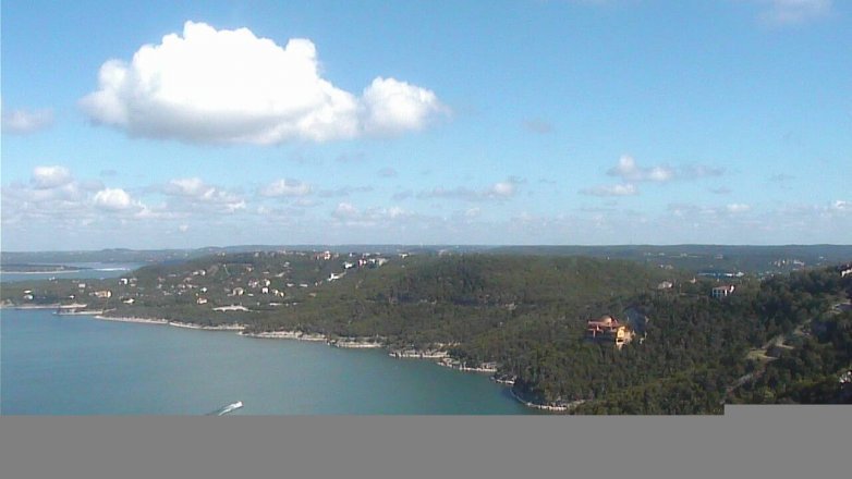 Lake Travis webcam, July 18, 2017 9:15 AM CT