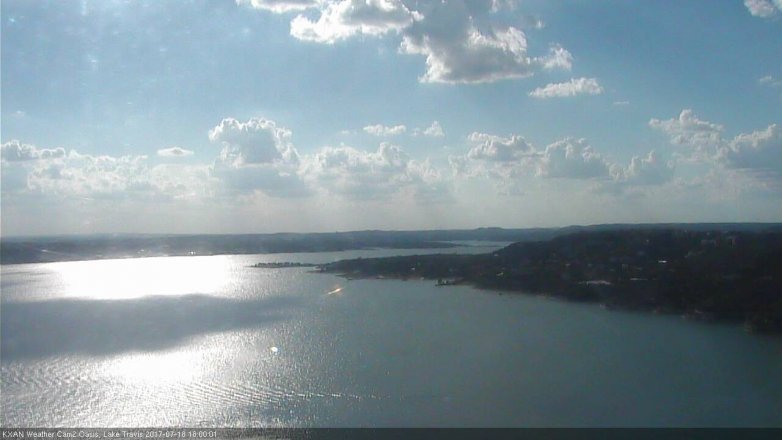 Lake Travis webcam, July 18, 2017 5:20 PM CT