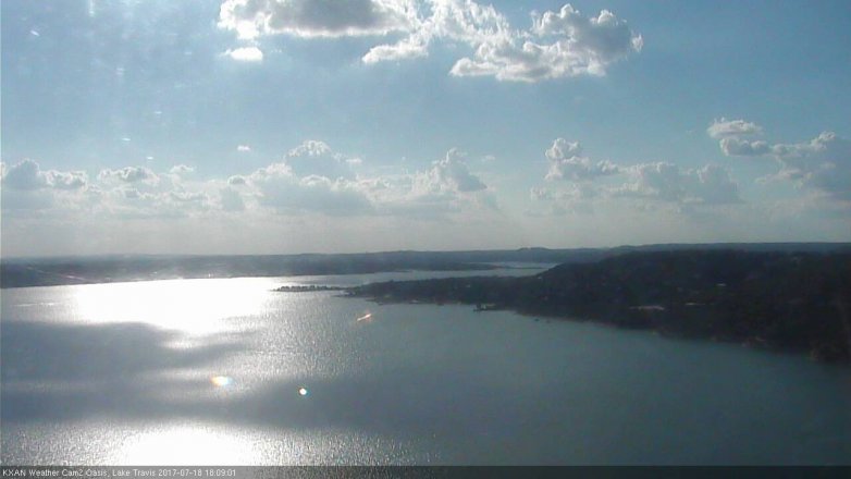 Lake Travis webcam, July 18, 2017 5:30 PM CT