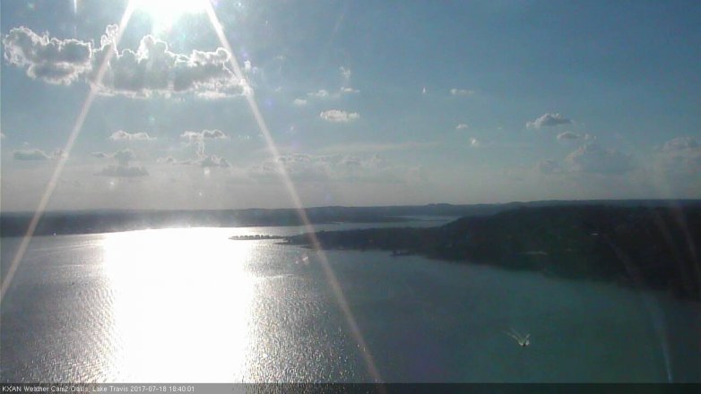 Lake Travis webcam, July 18, 2017 6:00 PM CT