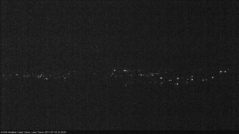 Lake Travis webcam, July 18, 2017 9:35 PM CT