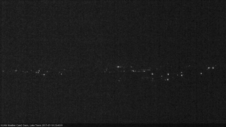 Lake Travis webcam, July 18, 2017 10:55 PM CT