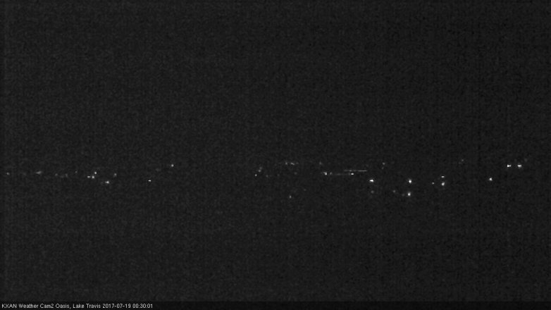 Lake Travis webcam, July 18, 2017 11:45 PM CT