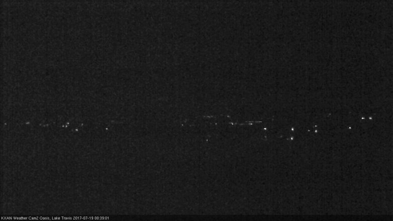 Lake Travis webcam, July 18, 2017 12:00 AM CT