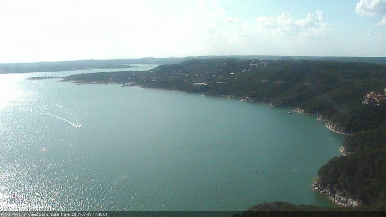 Lake Travis webcam, July 19, 2017 5:10 PM CT