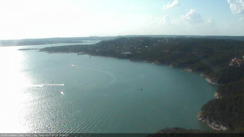 Lake Travis webcam, July 19, 2017 5:15 PM CT