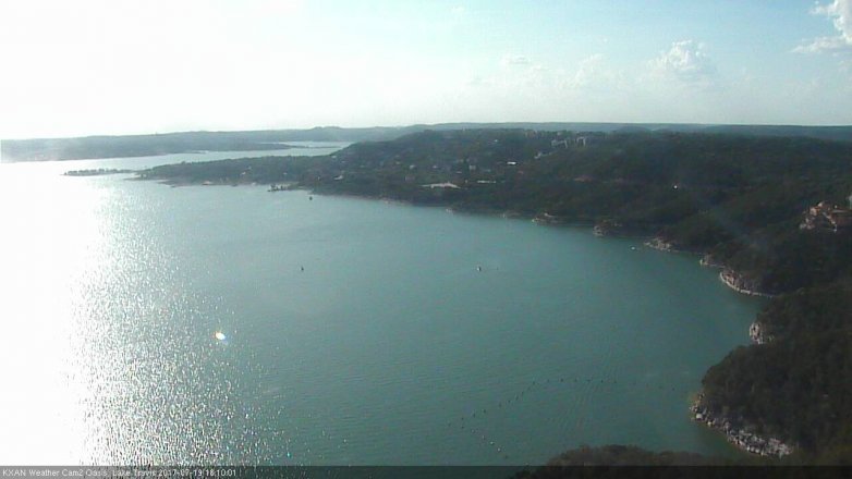 Lake Travis webcam, July 19, 2017 5:20 PM CT