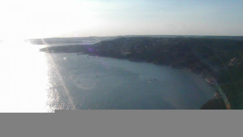 Lake Travis webcam, July 19, 2017 6:30 PM CT
