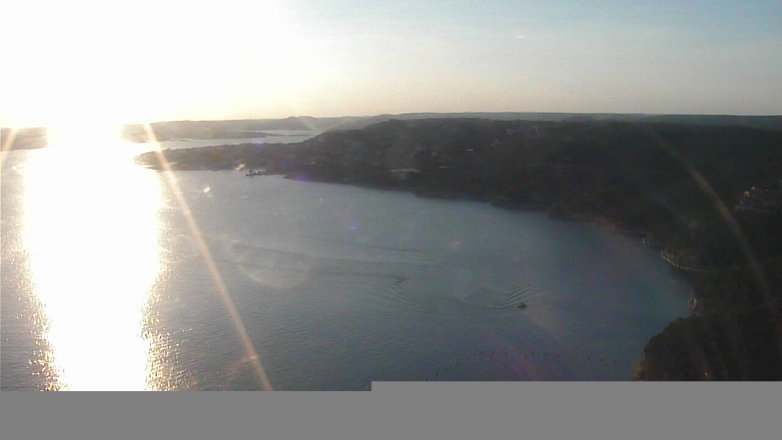 Lake Travis webcam, July 19, 2017 6:45 PM CT