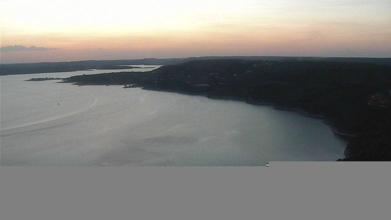 Lake Travis webcam, July 19, 2017 7:50 PM CT
