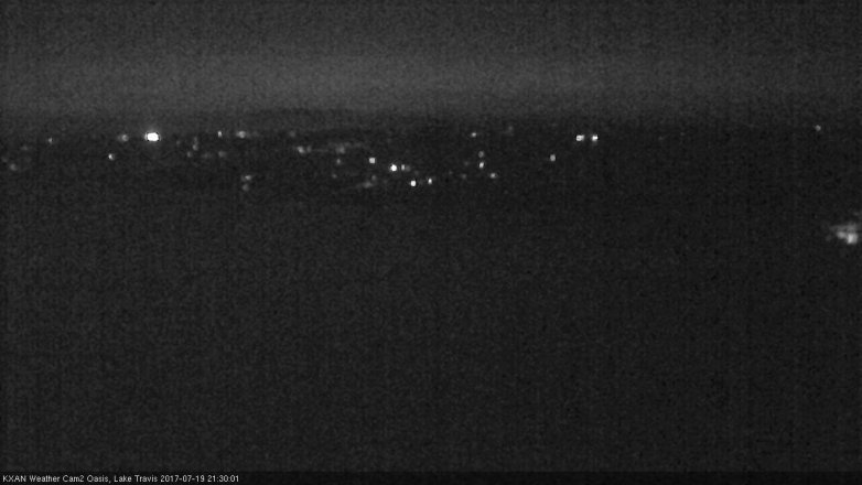 Lake Travis webcam, July 19, 2017 8:45 PM CT